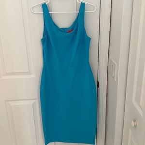 Betsey Johnson Teal Sleeveless Midi Dress